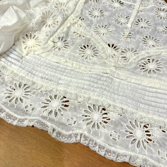 Isabel Marant Blouse & Skirt Set White Floral Eyelet size 34 - Picture 8 of 14